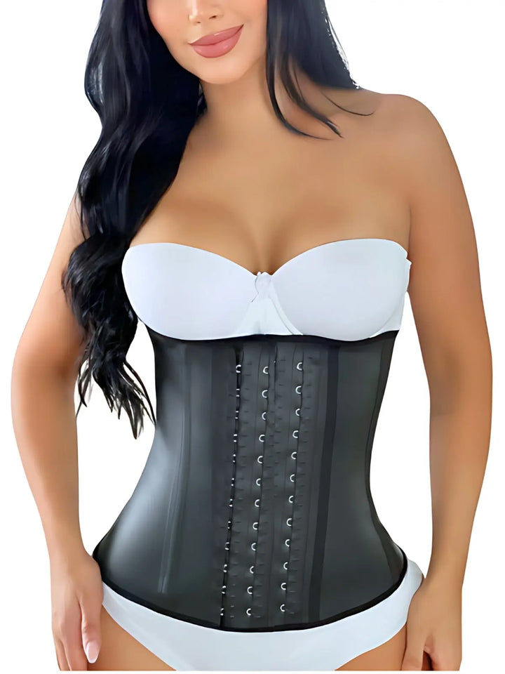 Siluet F20N/F21 High-Compression Natural Latex Waist Trainer with Triple Hook-and-Eye Closure Siluets