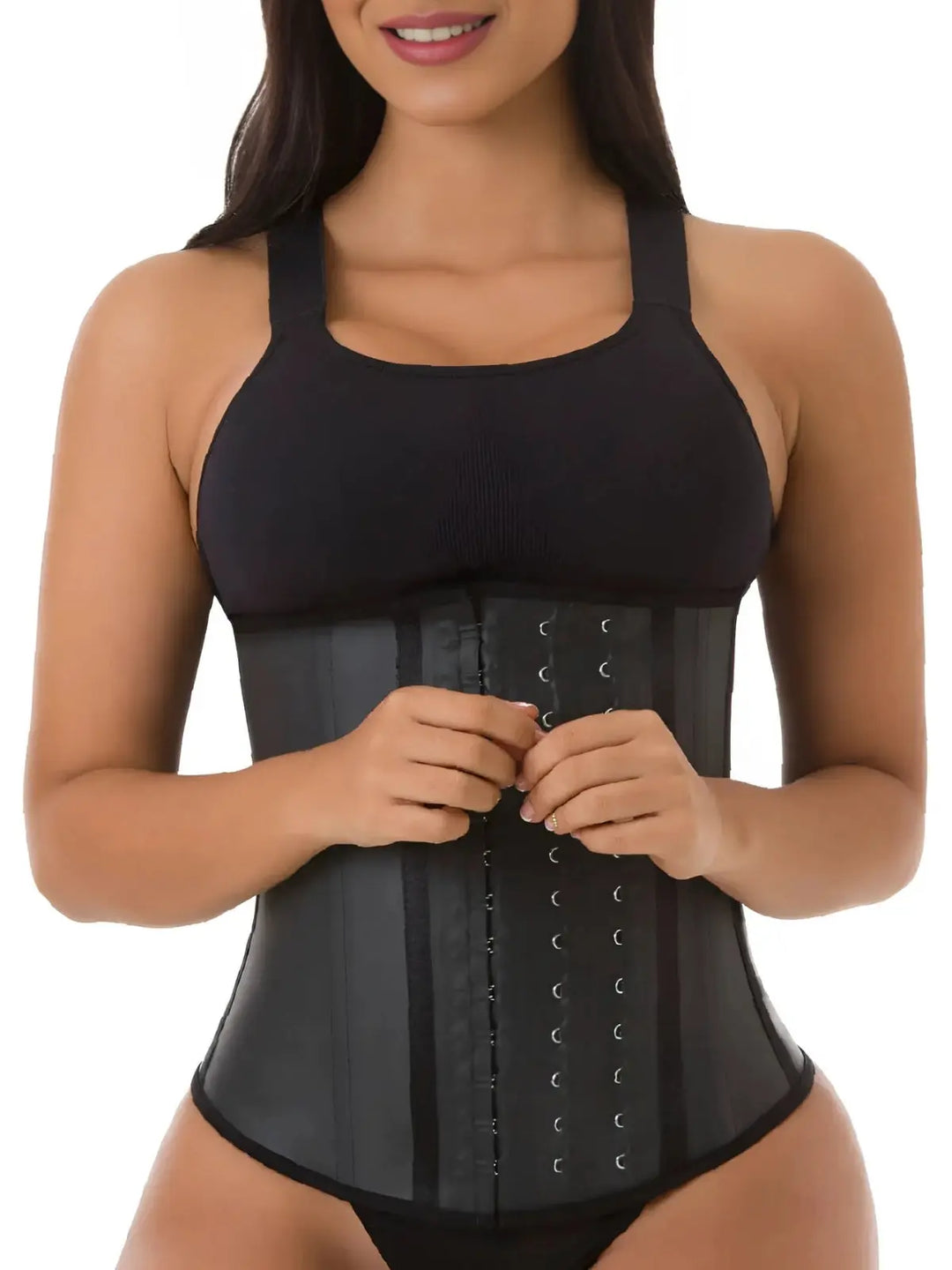 Siluet F20N/F21 High-Compression Natural Latex Waist Trainer with Triple Hook-and-Eye Closure Siluets