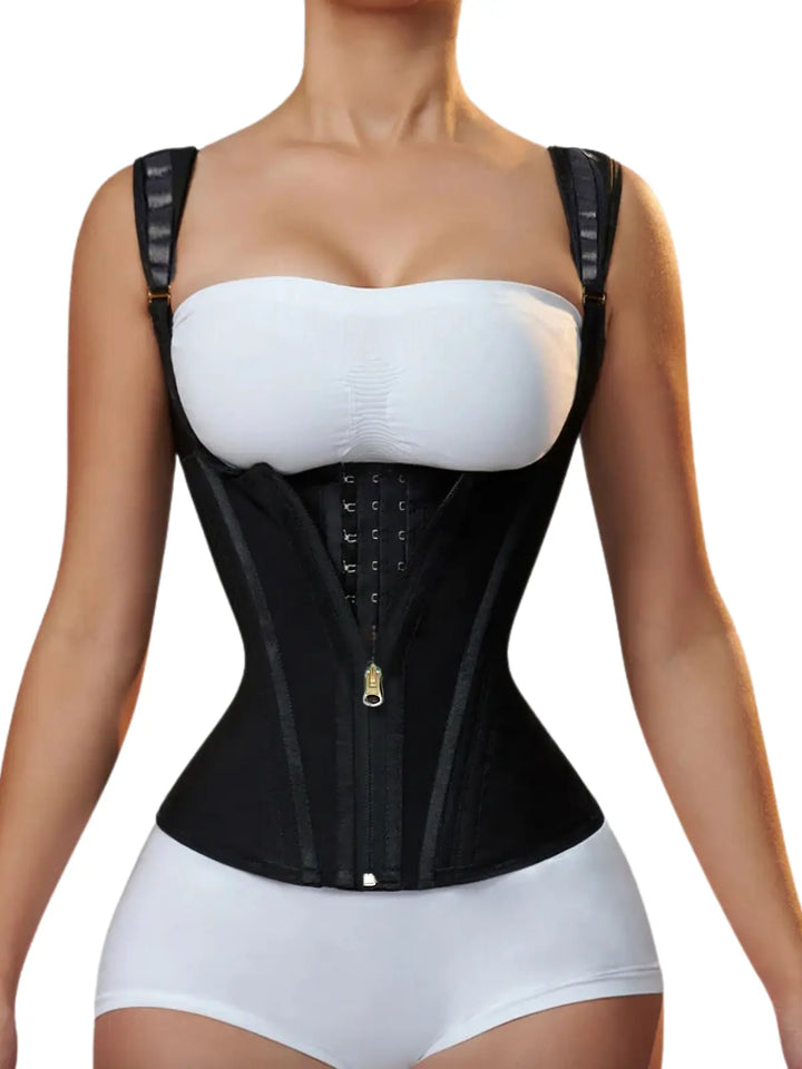 Siluet High-Compression Waist Cincher with Zipper in Durable Powernet Siluets