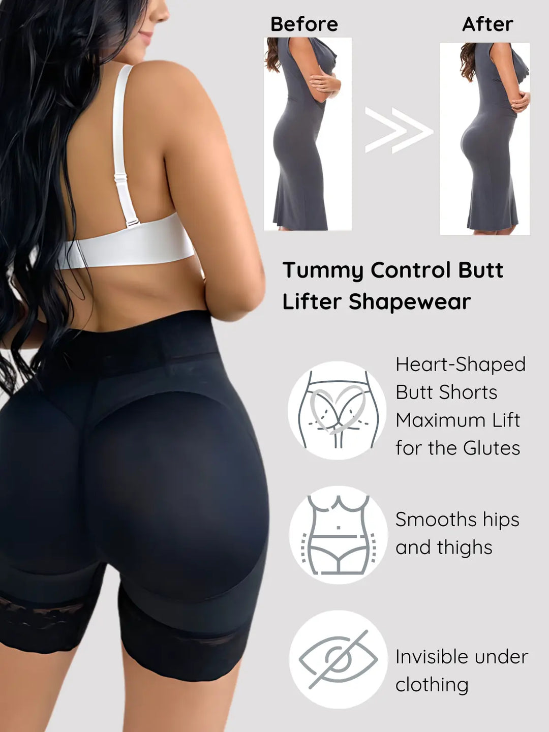 Siluet High Waist Tummy Control Shapewear Shorts Siluets