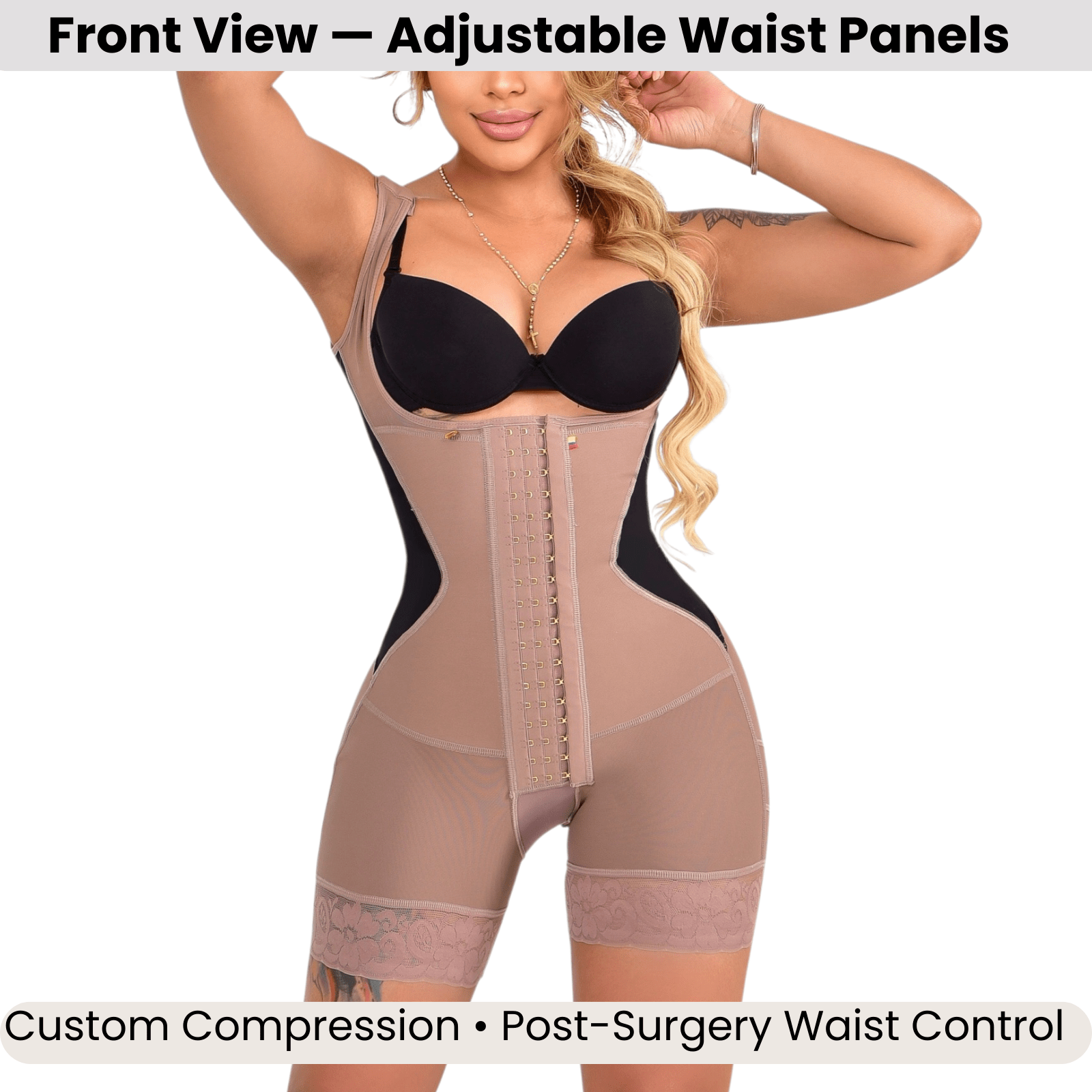 Siluet R5 Full - Body Faja | Adjustable Compression | Stage 1 & 2 Support - Colombian Shapewear | Siluets