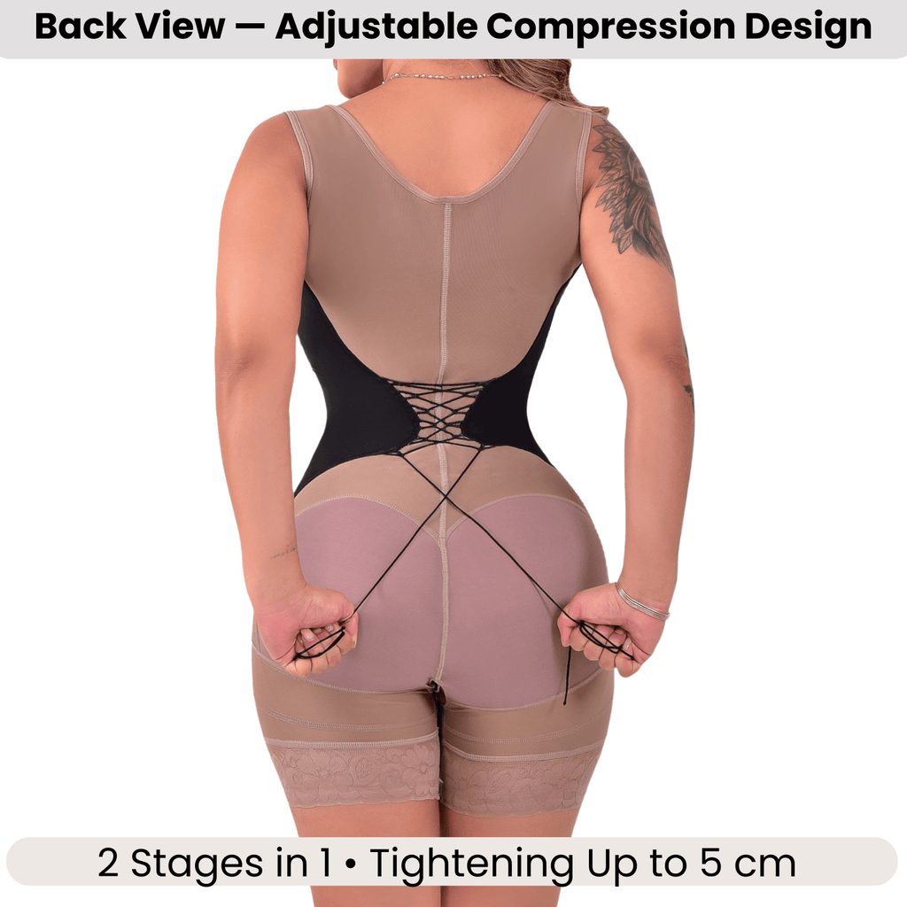 Siluet R5 Full - Body Faja | Adjustable Compression | Stage 1 & 2 Support - Colombian Shapewear | Siluets