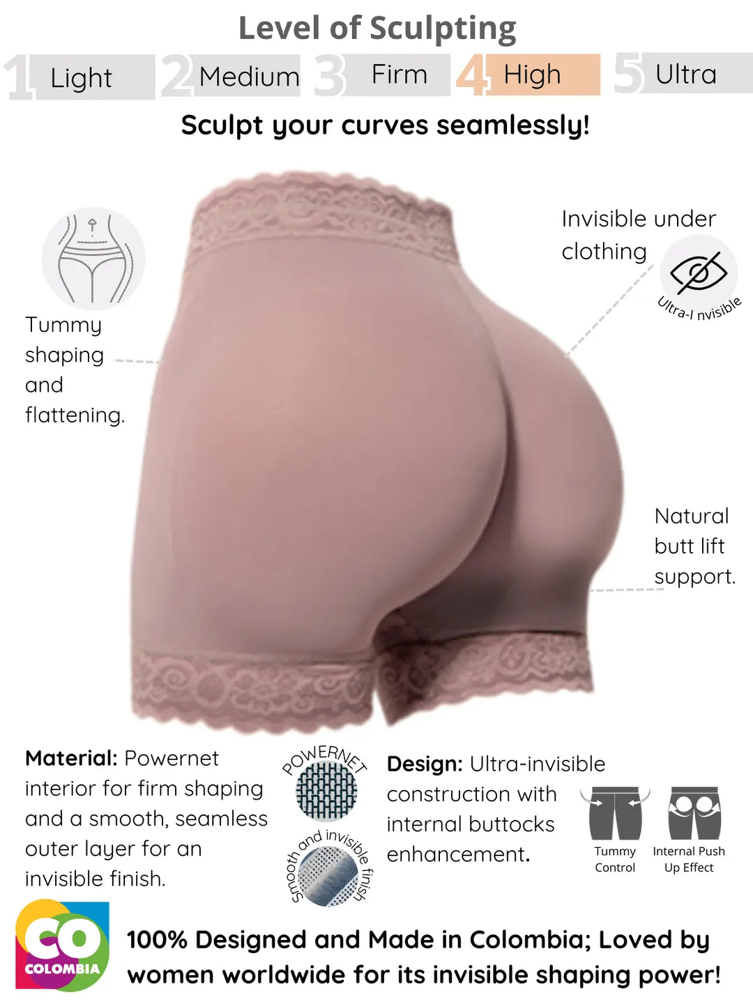 Siluet SF70015AL Ultra-Invisible Shaping Panty with Tummy Control and Natural Lift Siluets