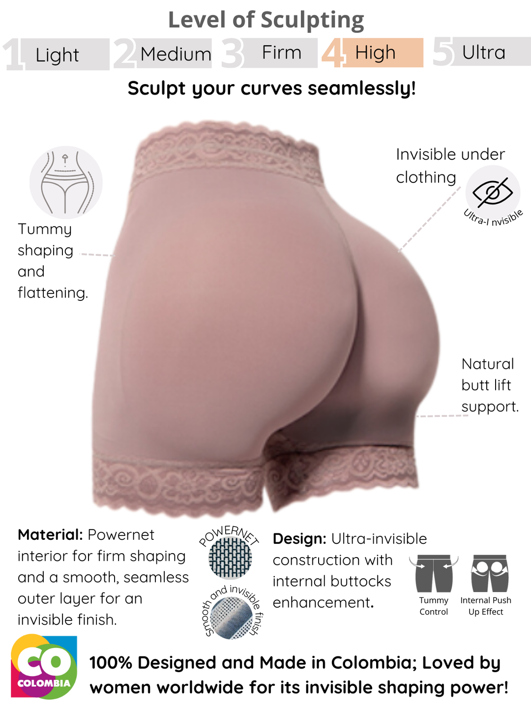 Siluet SF70015AL Ultra-Invisible Shaping Panty with Tummy Control and Natural Lift