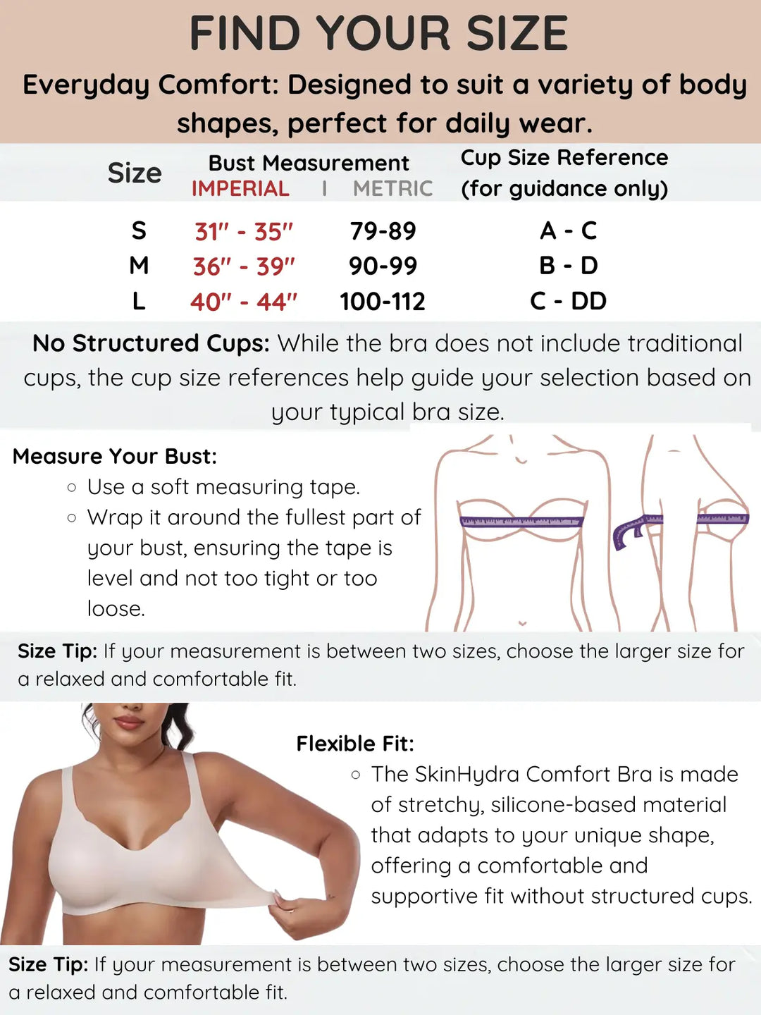 SkinHydra Bionic Gel Comfort Bra Siluets