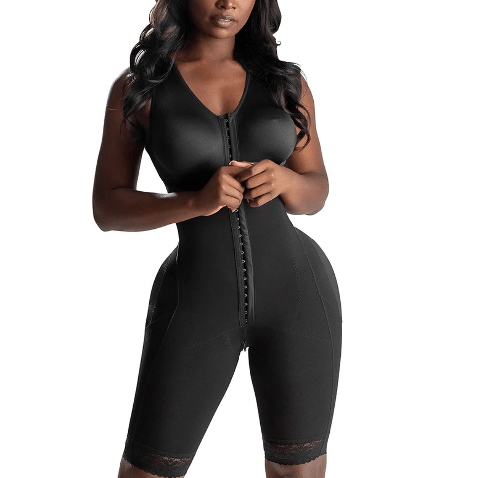 Snatched DC02L1 – Post - Surgery Colombian Faja with Built - In Bra | High Compression Shapewear - Colombian Shapewear | Siluets