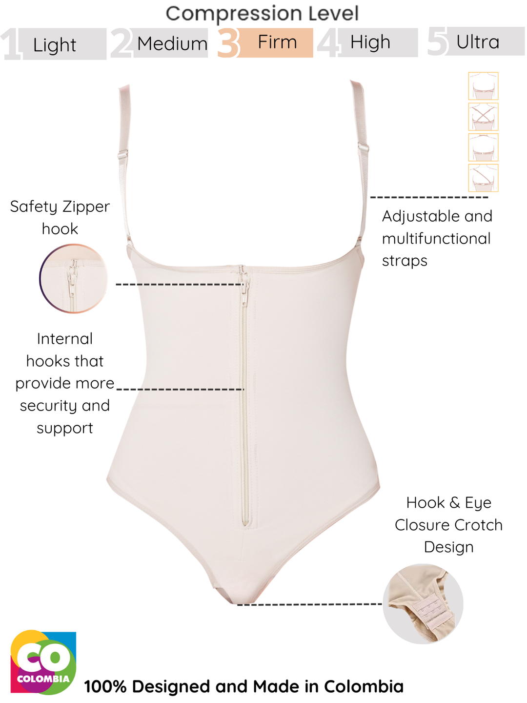 Thong Strapless Shapewear