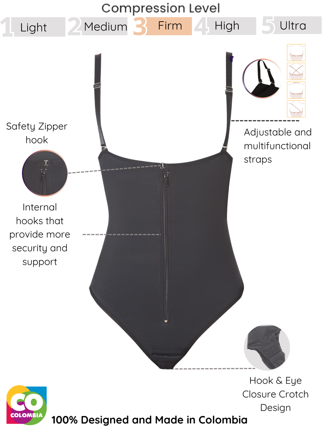 Thong Strapless Shapewear