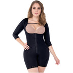 UpLady 6167 | Post Surgery Full Shapewear with Sleeves | Low Compression Posture Corrector - Colombian Shapewear | Siluets