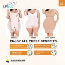 UpLady 6190 Butt Lifting Bodysuit – Shapewear for Wide Hips - Colombian Shapewear | Siluets