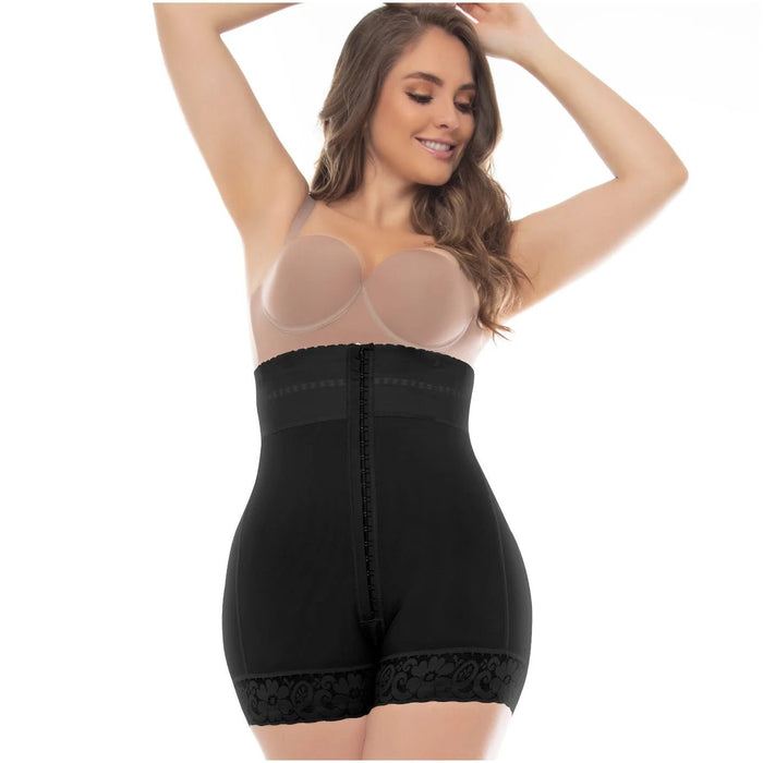 UpLady 6204 Butt Lifter Tummy Control Mid - Thigh Shapewear Shorts | Powernet Compression - Colombian Shapewear | Siluets