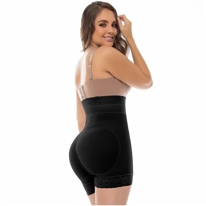 UpLady 6204 Butt Lifter Tummy Control Mid - Thigh Shapewear Shorts | Powernet Compression - Colombian Shapewear | Siluets
