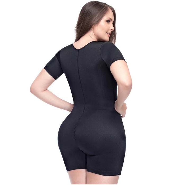 UpLady F - 6220 Women’s Athletic Compression Bodysuit with Sleeves – Triconet Workout Shapewear for Training & Daily Support - Colombian Shapewear | Siluets