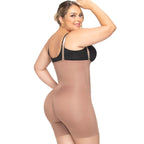 UpLady 6249 Colombian Faja – Stage 1 Open Bust Seamless Tummy Control Shapewear for Women Knee - Length - Colombian Shapewear | Siluets
