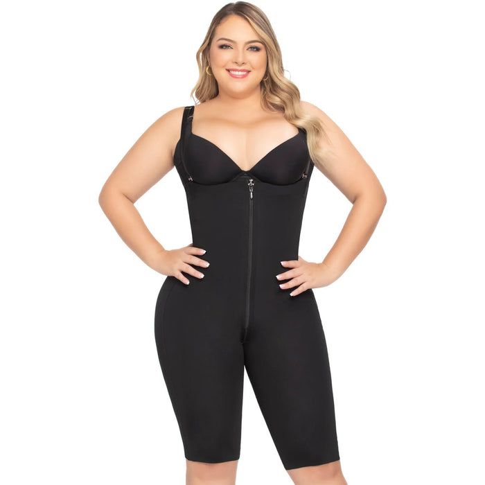 UpLady 6259 Tummy Control Open - Bust Bodysuit – Knee Length Shapewear - Colombian Shapewear | Siluets