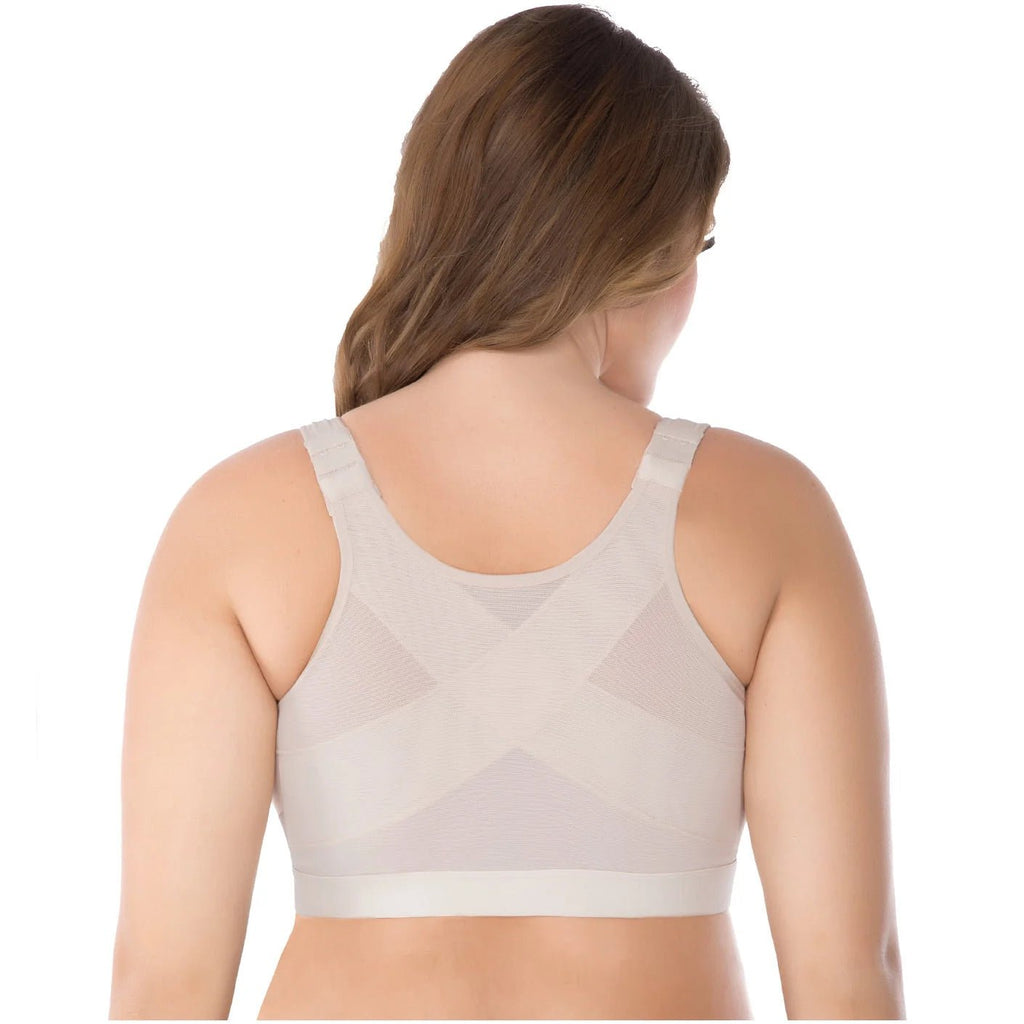 UpLady 7511 | Extra Firm Posture Corrector Bra for Women – Powernet High Compression Wireless Support Bra - Colombian Shapewear | Siluets