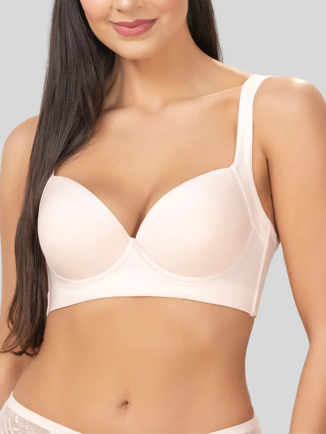 Underwire Support Bra with High Coverage and Flexible Side Boning | No Roll Down | Made in Colombia Siluets