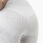 Close-up of a textured white fabric sleeve