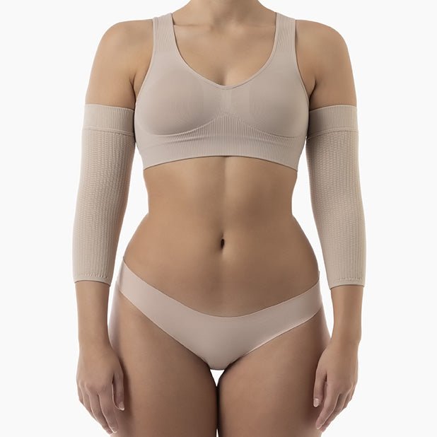Farmacell Women’s Anti - Cellulite Arm Band | Italian Compression Micromassage - Colombian Shapewear | Siluets