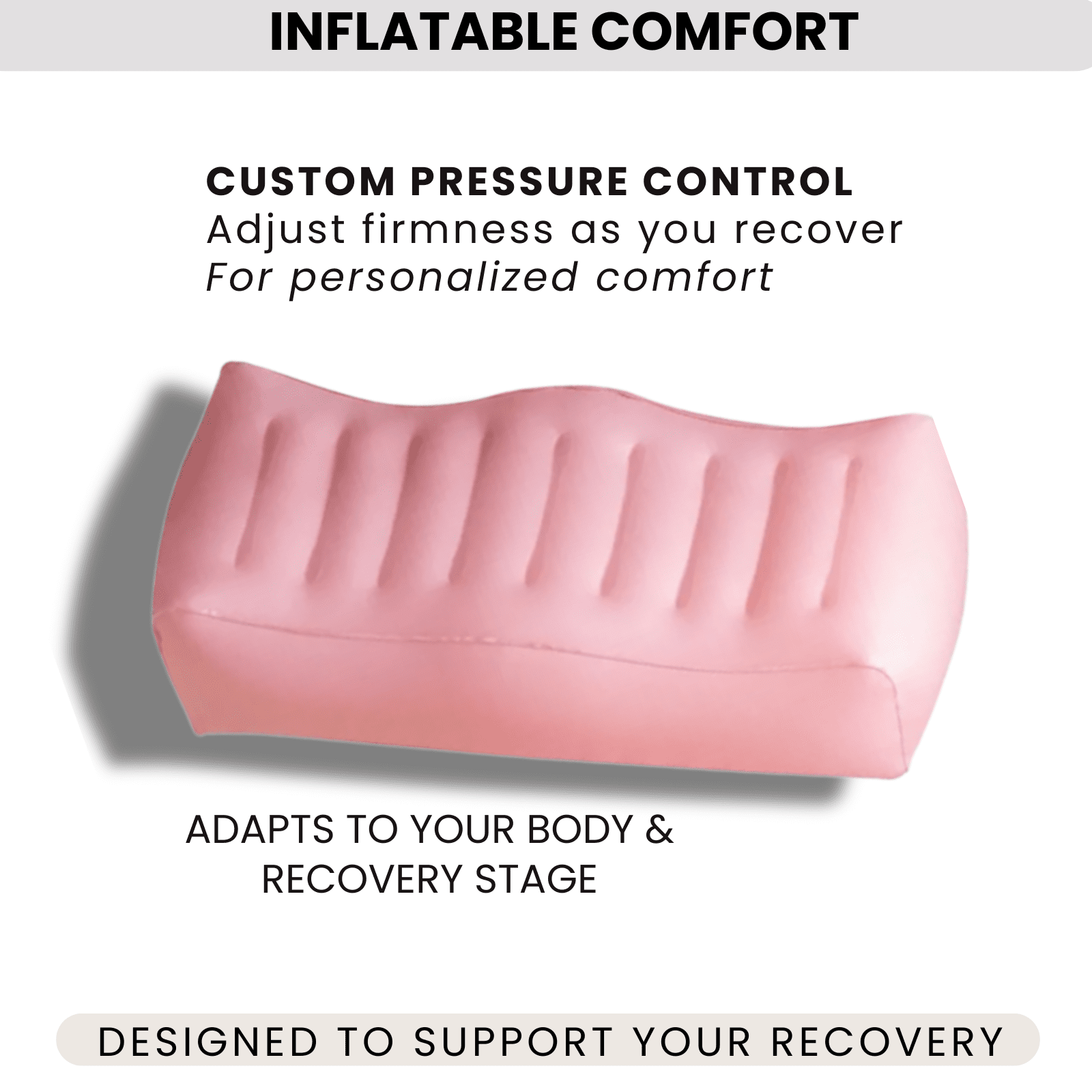 Be Shapy Portable BBL Seat Cushion – Inflatable Post - Op Pillow for Safe Sitting - Colombian Shapewear | Siluets