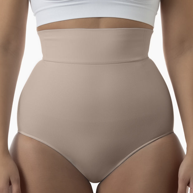 Farmacell Women’s High-Waisted Shapewear Brief | Italian Seamless Tummy Control