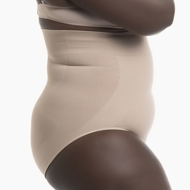 Farmacell Women’s High-Waisted Shapewear Brief | Italian Seamless Tummy Control