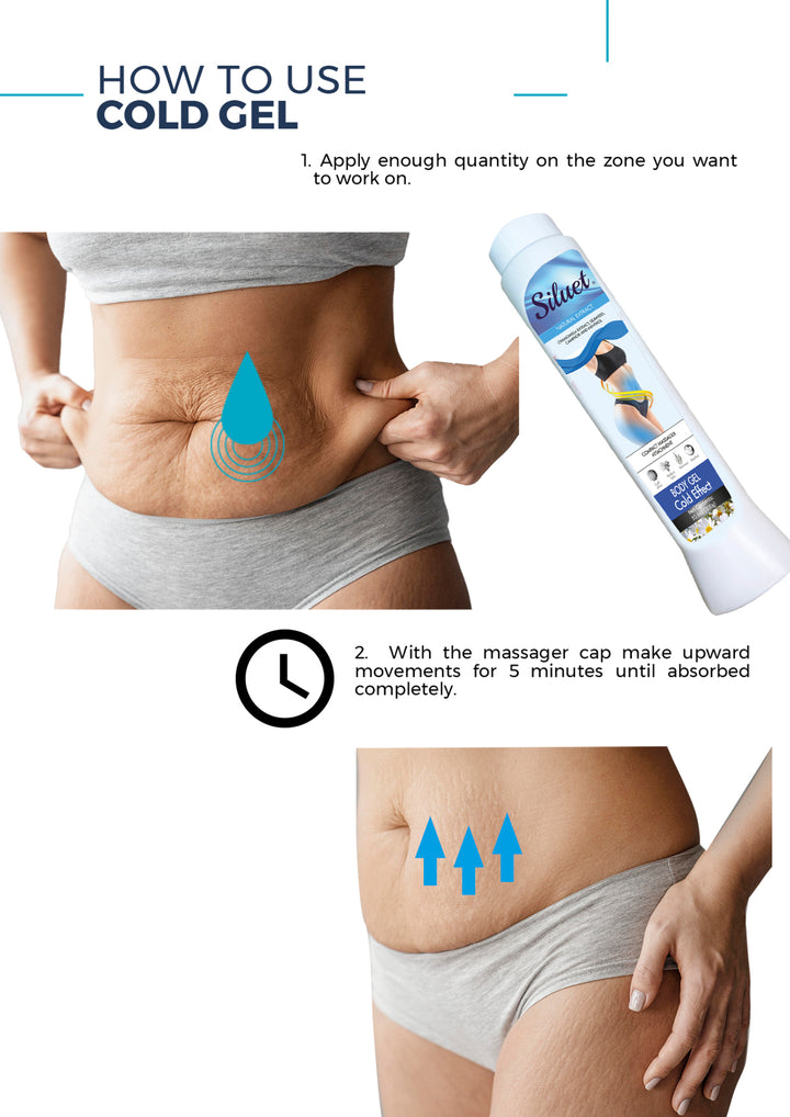 Siluet Thermal Effect Cold Gel - tonifying solution for flaccid skin