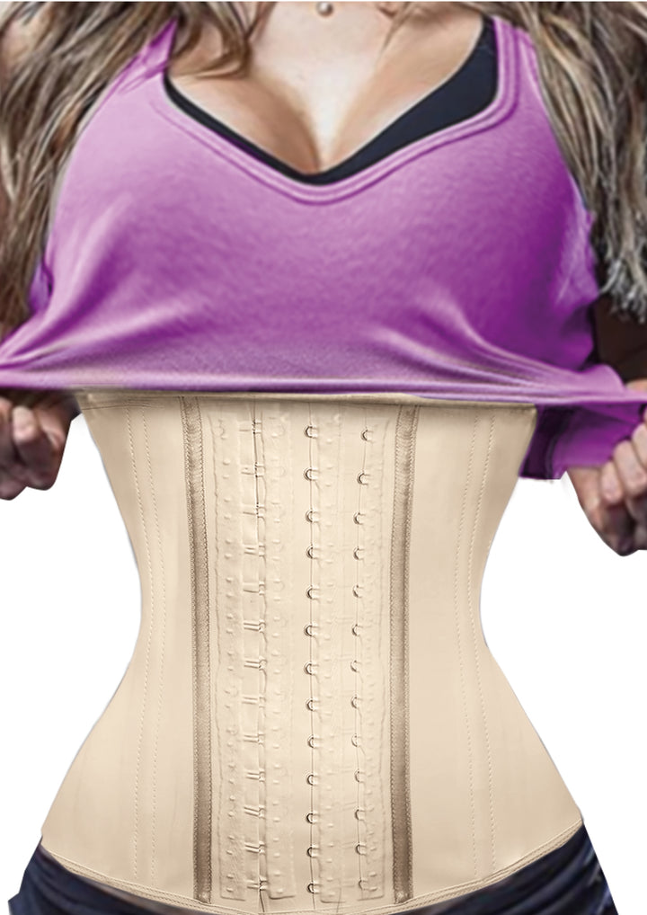 Siluet F20N/F21 Natural Latex Waist Trainer Lined in Cotton.