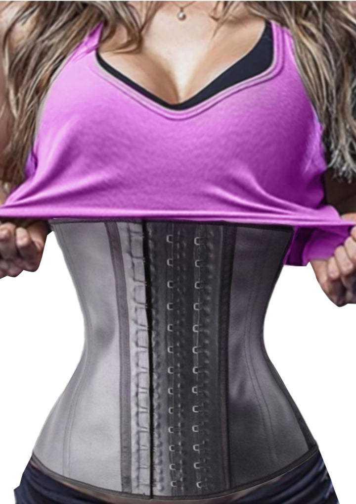 Siluet F20N/F21 Natural Latex Waist Trainer Lined in Cotton.