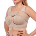 Fajas Salome 308 | Post - Surgery Breast Band for Mamoplasty | Bust Support Compression Band | Powernet - Colombian Shapewear | Siluets