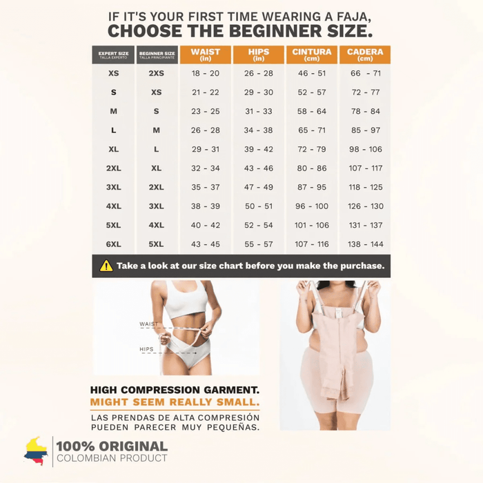 Fajas Salome 232 CCB – Colombian Full Body Shaper | High Compression Faja - Colombian Shapewear | Siluets