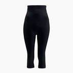 Black leggings on a white background