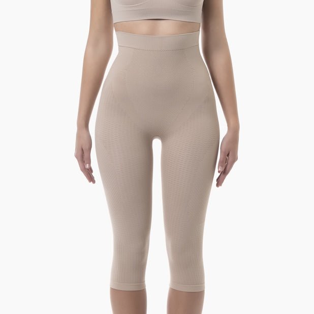 Farmacell Women’s High - Waist Capri Shapewear with Push - Up & Anti - Cellulite Control | Italian Compression - Colombian Shapewear | Siluets