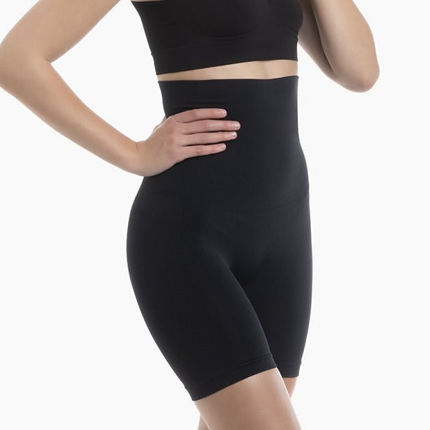 Farmacell Women’s Seamless Shaping High - Waist Shorts | Italian Compression Shapewear - Colombian Shapewear | Siluets