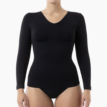 Farmacell Women’s Long - Sleeve Anti - Cellulite Micromassage T-Shirt | Italian Compression Wear - Colombian Shapewear | Siluets