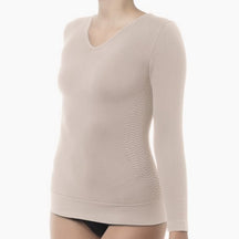 Farmacell Women’s Long - Sleeve Anti - Cellulite Micromassage T-Shirt | Italian Compression Wear - Colombian Shapewear | Siluets