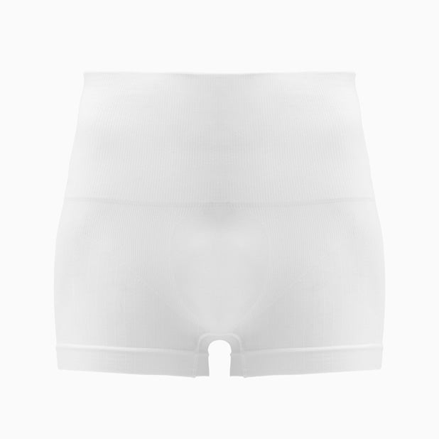 White boxer briefs on a white background