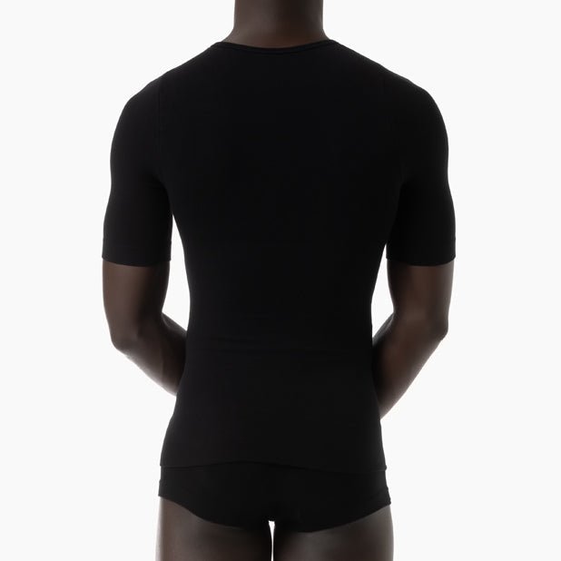 Farmacell Men’s Body Shaper Slimming T-Shirt with Tummy Control | Italian Compression Wear - Colombian Shapewear | Siluets