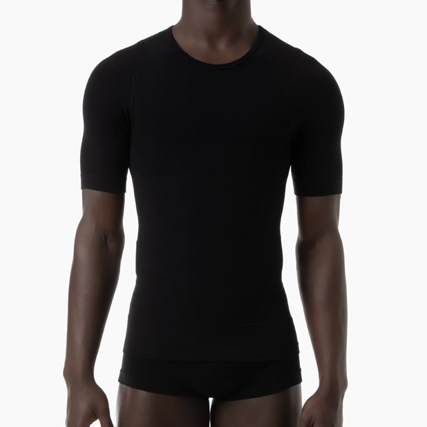 Farmacell Men’s Body Shaper Slimming T-Shirt with Tummy Control | Italian Compression Wear - Colombian Shapewear | Siluets