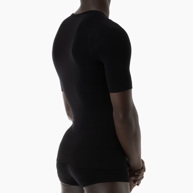 Farmacell Men’s Body Shaper Slimming T-Shirt with Tummy Control | Italian Compression Wear - Colombian Shapewear | Siluets
