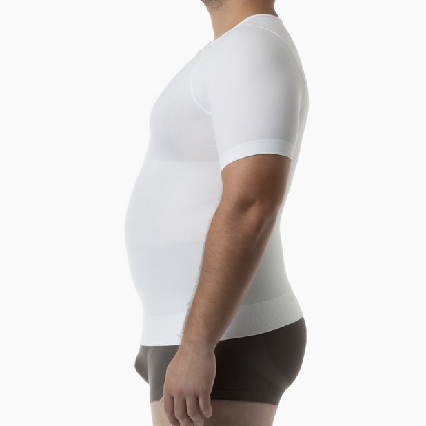 Farmacell Men’s Body Shaper Slimming T-Shirt with Tummy Control | Italian Compression Wear - Colombian Shapewear | Siluets