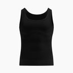 Black tank top on a white background
