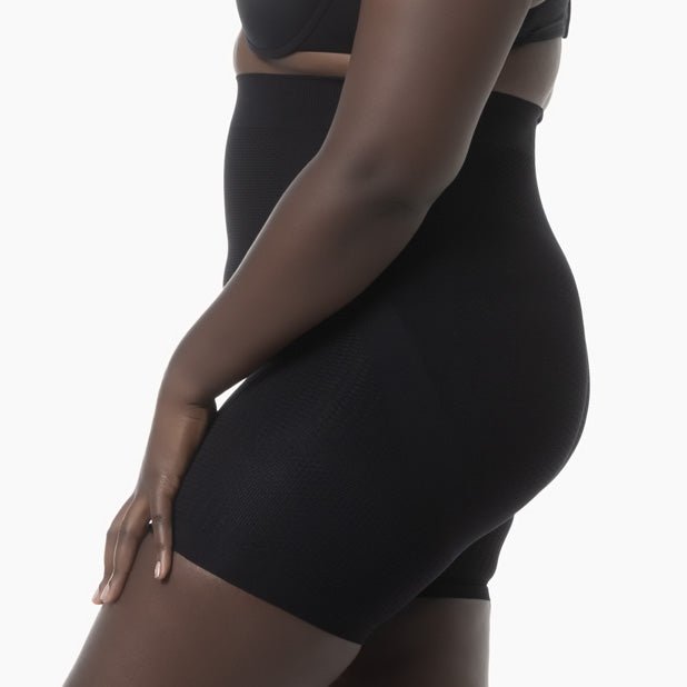 Farmacell Women’s Mid - Thigh Shapewear Short with Anti - Cellulite Control | Italian Compression - Colombian Shapewear | Siluets