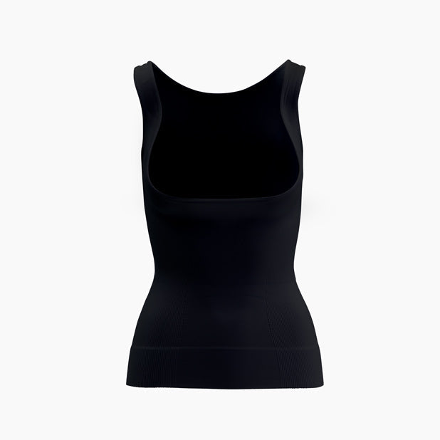 Black tank top on a white background