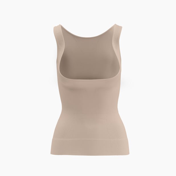 Farmacell Women’s Open - Bust Shapewear Tank Top with Flat Tummy Effect | Italian Compression Top - Colombian Shapewear