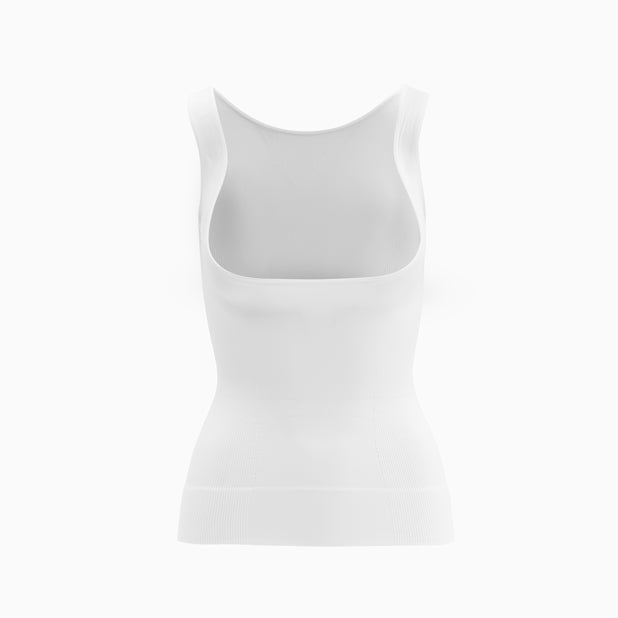 White tank top on a white background