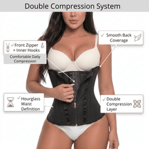 Perfect Silhouette Colombian Waist Trainer – Double Compression Body Shaper for Women - Colombian Shapewear | Siluets