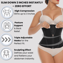 Perfect Silhouette Colombian Waist Trainer – Double Compression Body Shaper for Women - Colombian Shapewear | Siluets