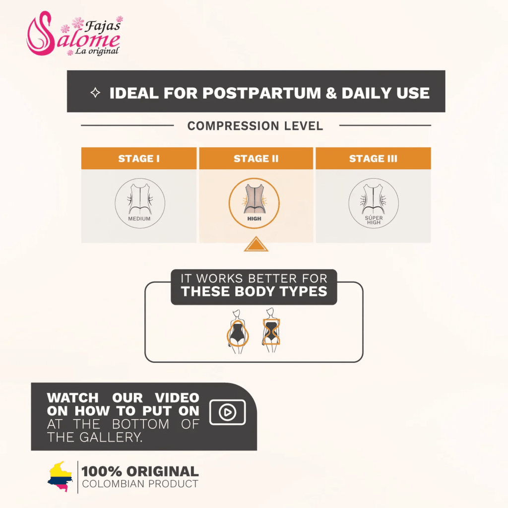 Fajas Salomé 315 - 1 - CCB Colombian Waist Cincher | Powernet Hooks Shapewear - Colombian Shapewear | Siluets