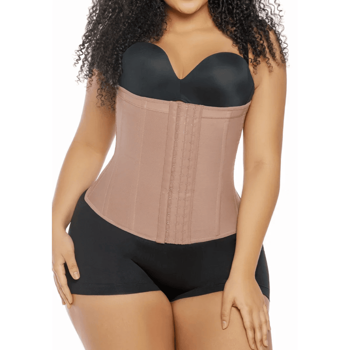 Fajas Salomé 315 - 1 - CCB Colombian Waist Cincher | Powernet Hooks Shapewear - Colombian Shapewear | Siluets